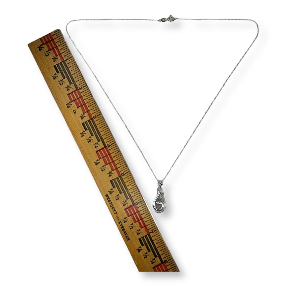 Sterling Silver 925 Diamond Pendant with Chain Necklace O.C. Tanner Jewelry Co. - Picture 5 of 7